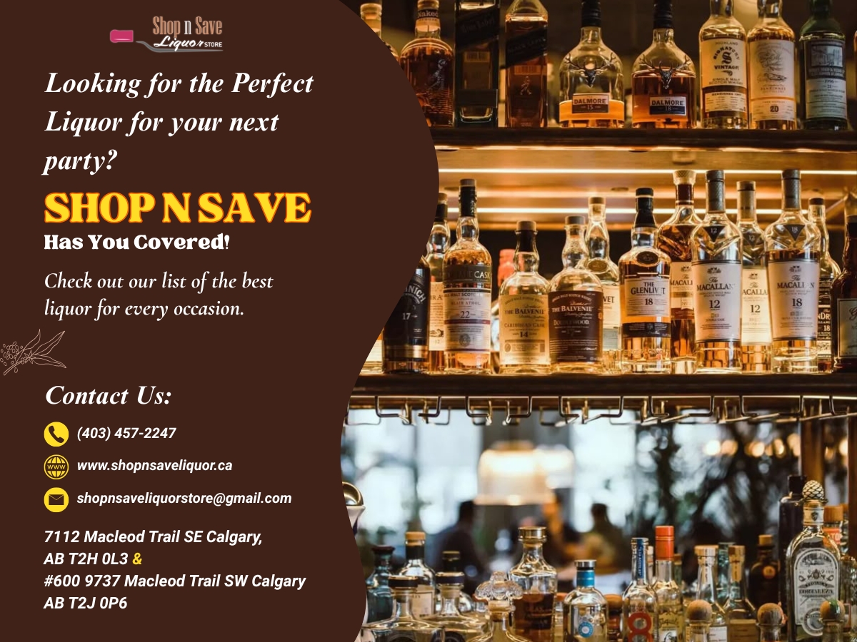 perfect liquor for every occasion